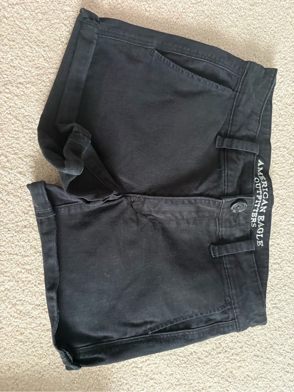 American Eagle Outfitters Black Midi Skirt